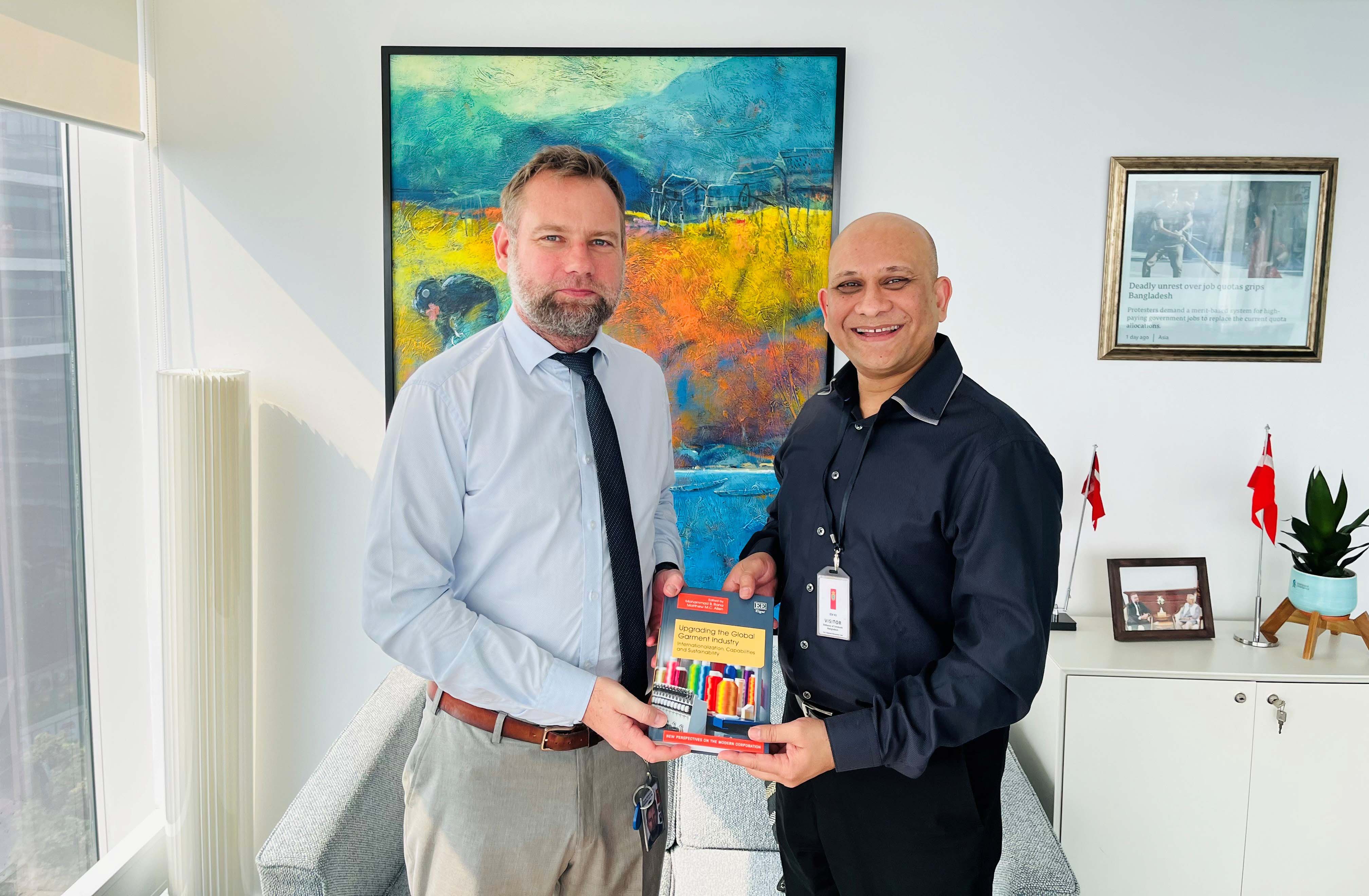 CREATE Project Leader meets Denmark Ambassador to Dhaka_Feb 25, 2025 copy
