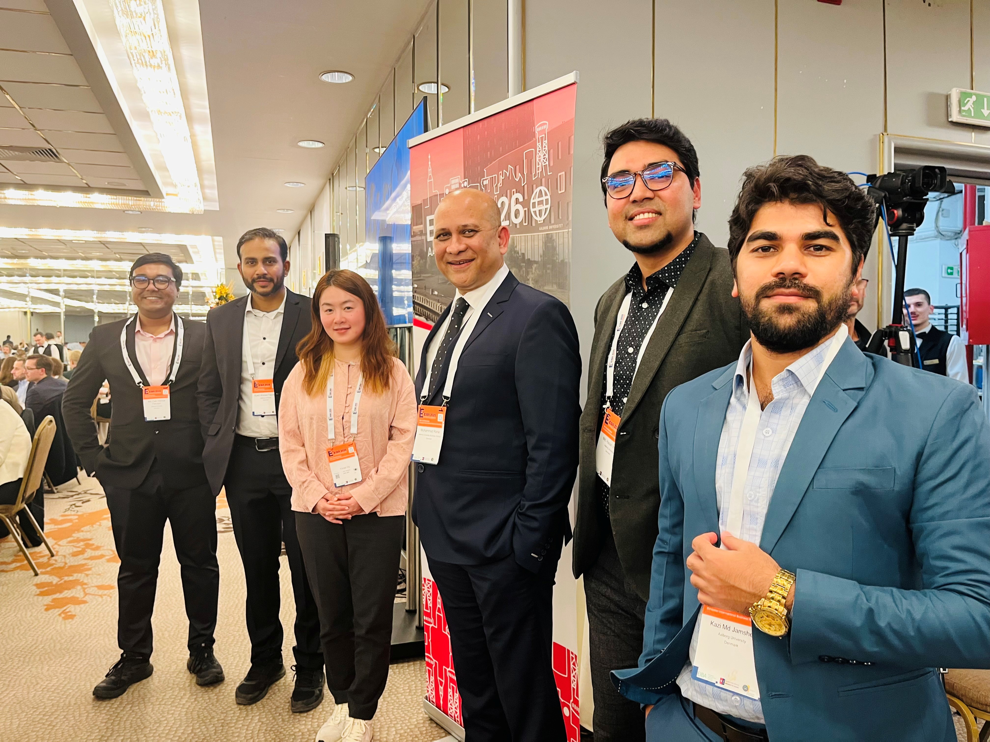 CREATE researchers and PhD students attending the EIBA conference in Athence2025