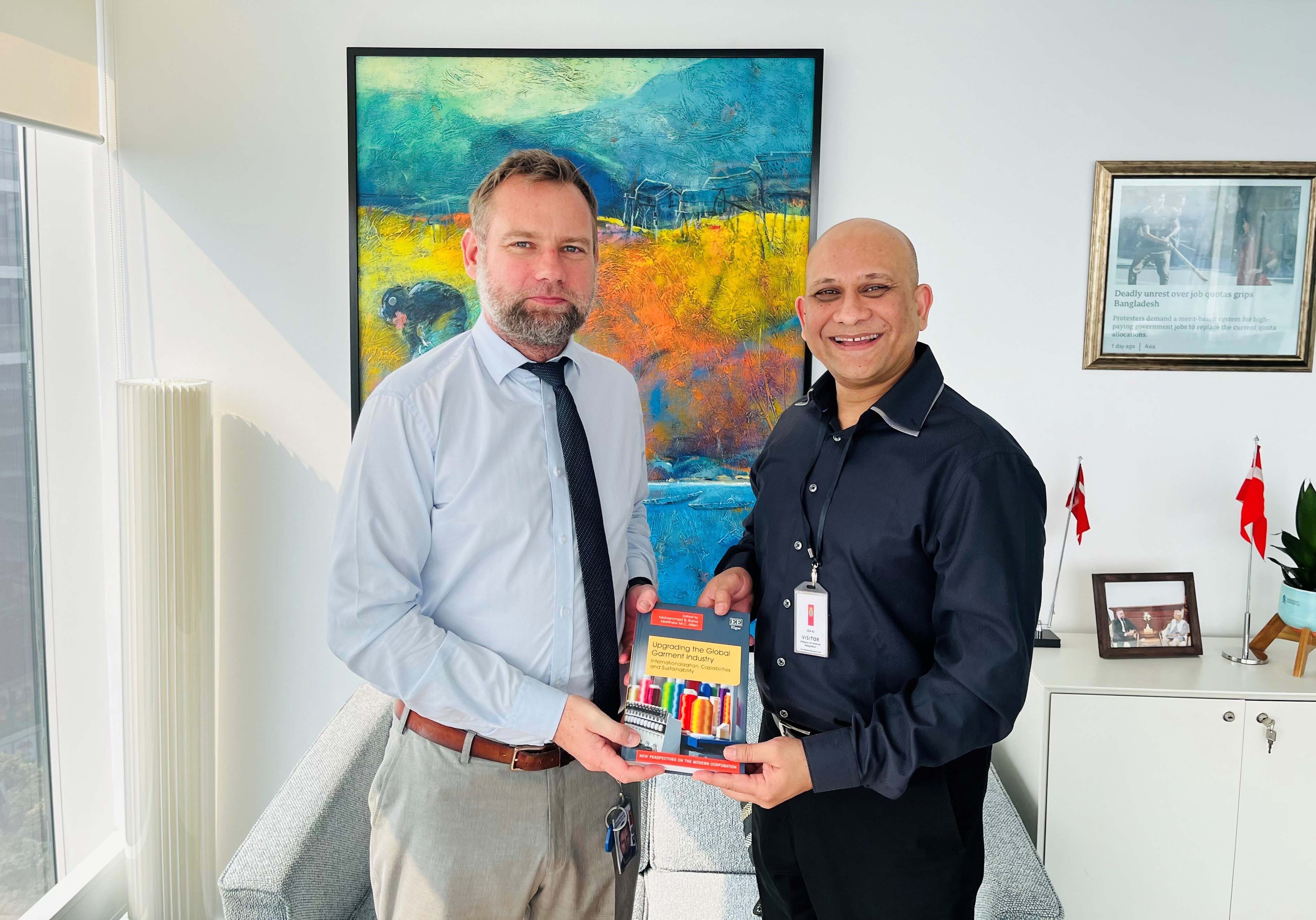 CREATE Project Leader meets Denmark Ambassador to Dhaka_Feb 25, 2025 copy
